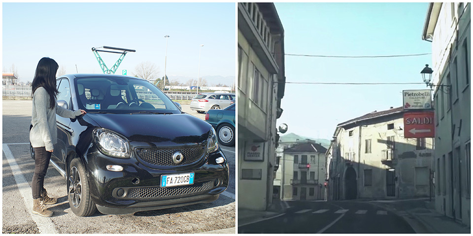 イタリアの田舎とレンタカー